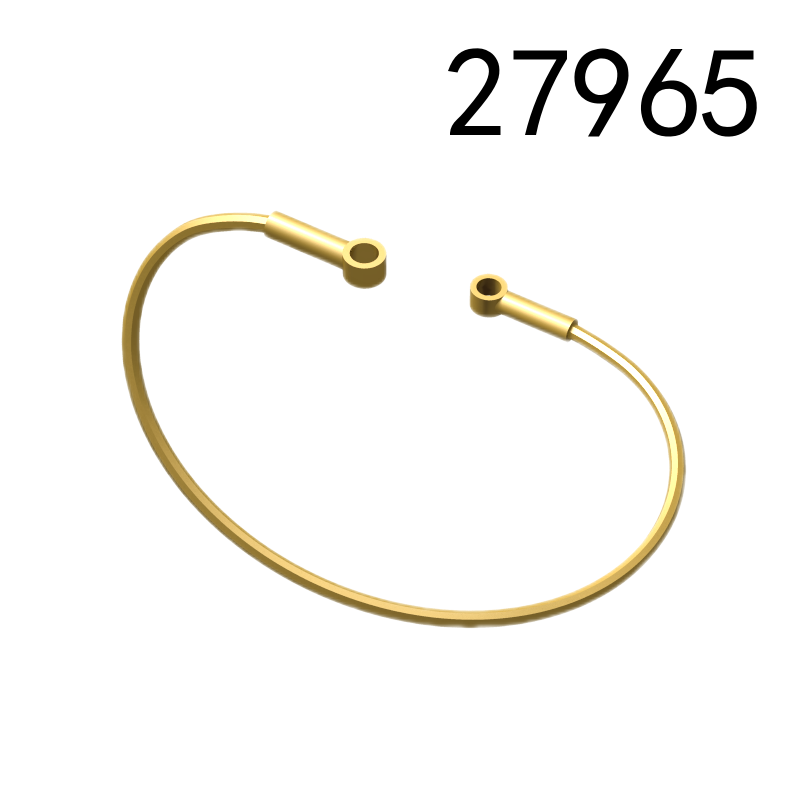 Item No: 27965 Hose, Flexible 22L with 2 Connector Ends (Zipline) Chinese Compatible with LEGO