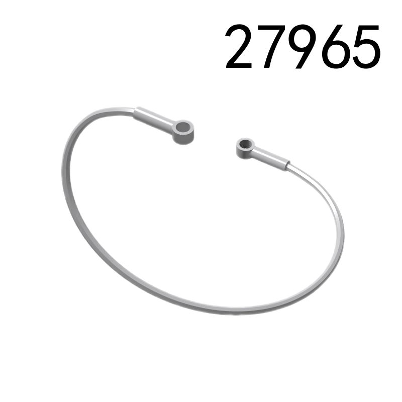 Item No: 27965 Hose, Flexible 22L with 2 Connector Ends (Zipline) Chinese Compatible with LEGO