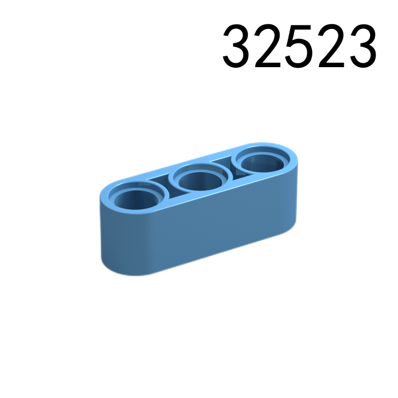 Item No: 32523 Technic, Liftarm Thick 1 x 3  Alternate Item No: 17141, 41482 Chinese Compatible with LEGO