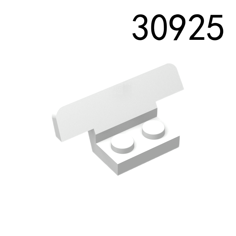 Item No: 30925 Vehicle, Spoiler 1 x 4 on 1 x 2 Base Chinese Compatible with LEGO