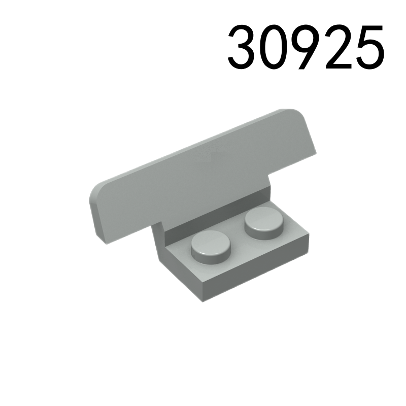 Item No: 30925 Vehicle, Spoiler 1 x 4 on 1 x 2 Base Chinese Compatible with LEGO