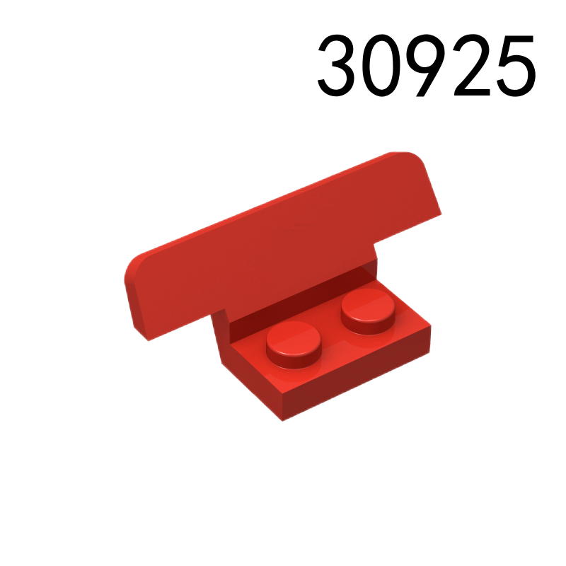 Item No: 30925 Vehicle, Spoiler 1 x 4 on 1 x 2 Base Chinese Compatible with LEGO