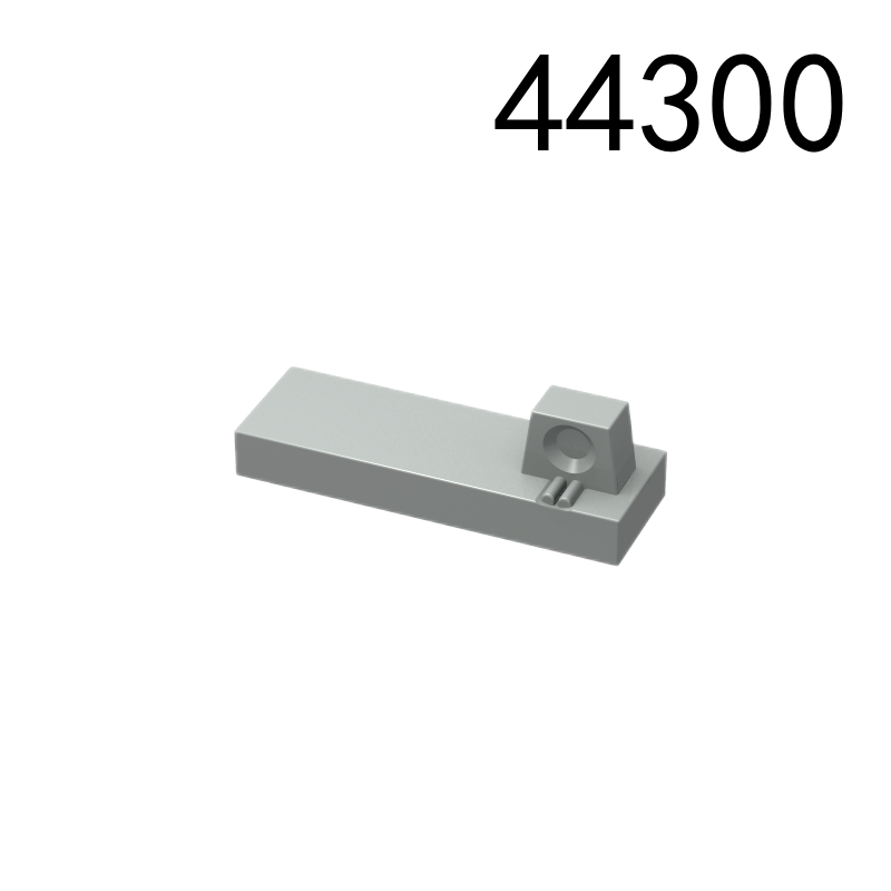 Item No: 44300  Hinge Tile 1 x 3 Locking with 1 Finger on Top  Alternate Item No: 53941 Chinese Compatible with LEGO