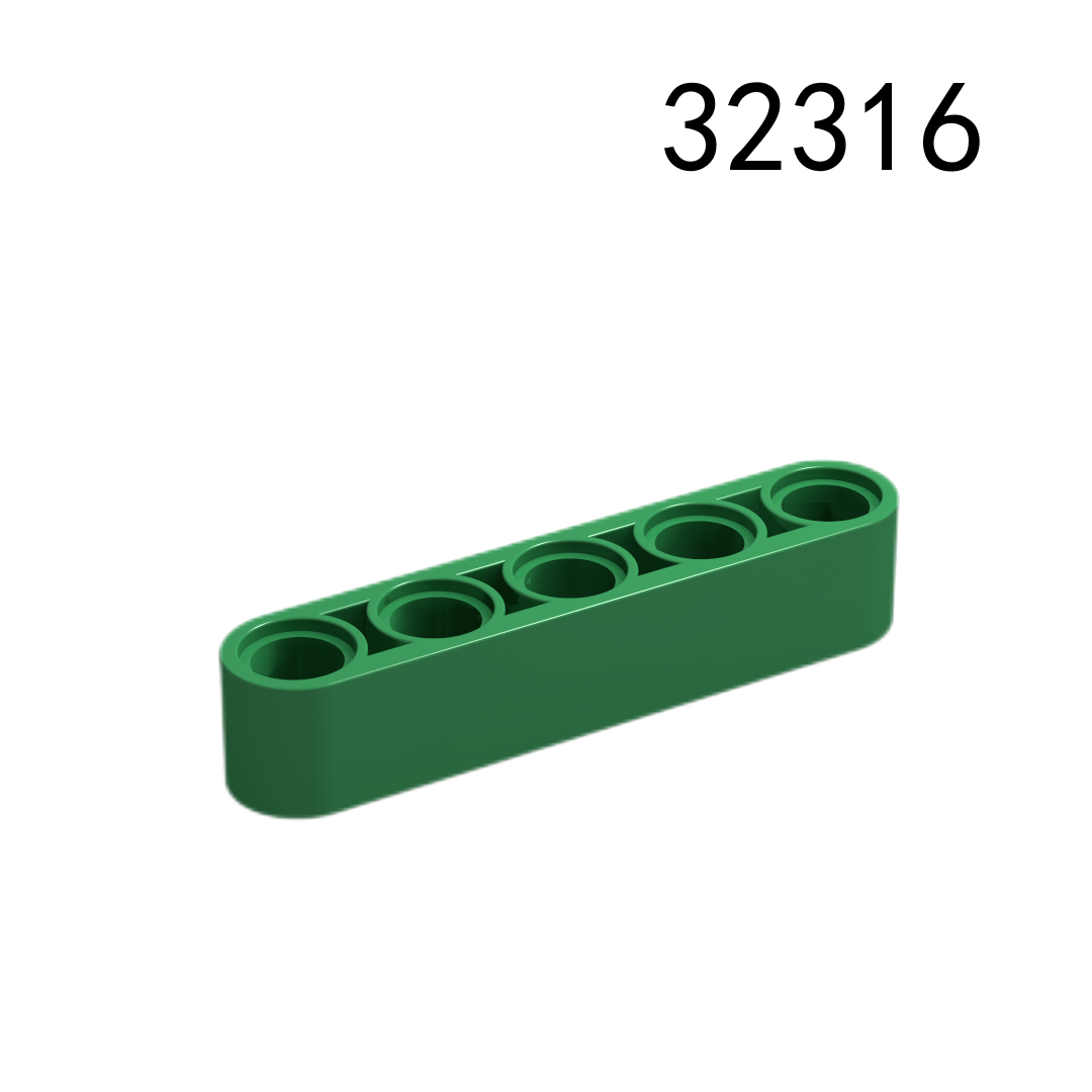 Item No: 32316  Technic, Liftarm Thick 1 x 5 Alternate Item No: 41616 Chinese Compatible with LEGO