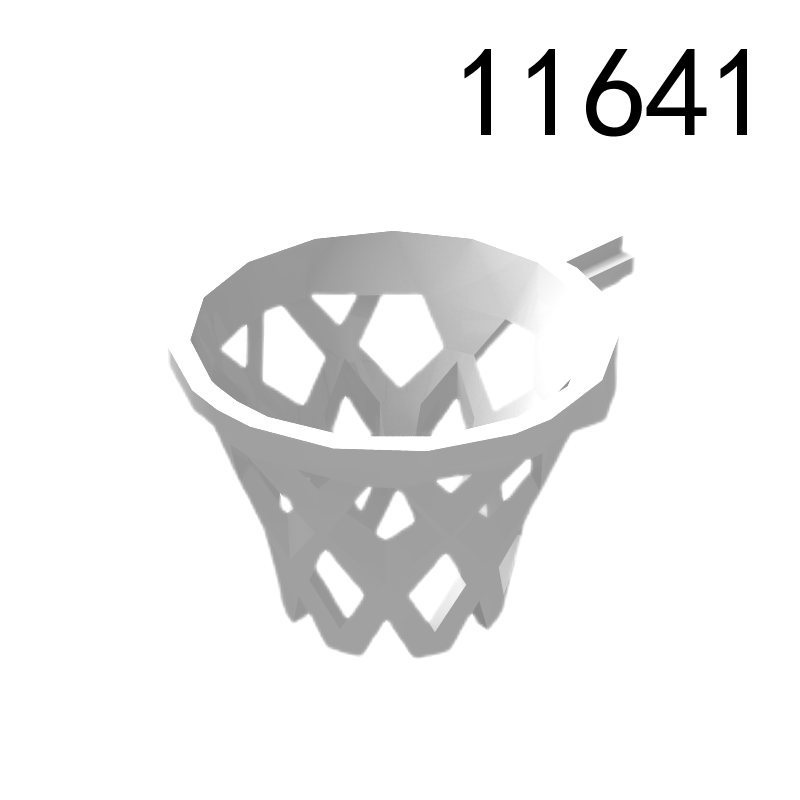 Item No: 11641 Sports Basketball Net with Axle  Chinese Compatible with LEGO