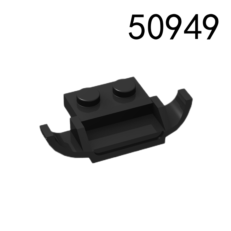 Item No: 50949 Plate, Modified 1 x 2 with Racers Car Grille  Chinese Compatible with LEGO