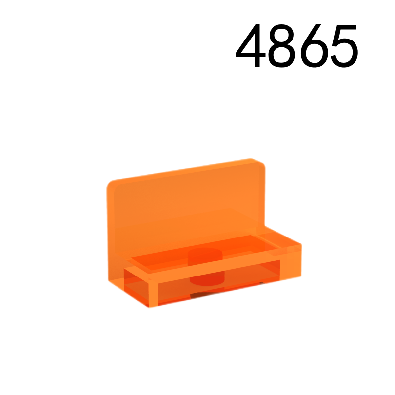 Item No: 4865 Panel 1 x 2 x 1  Alternate Item No: 30010 Chinese Compatible with LEGO