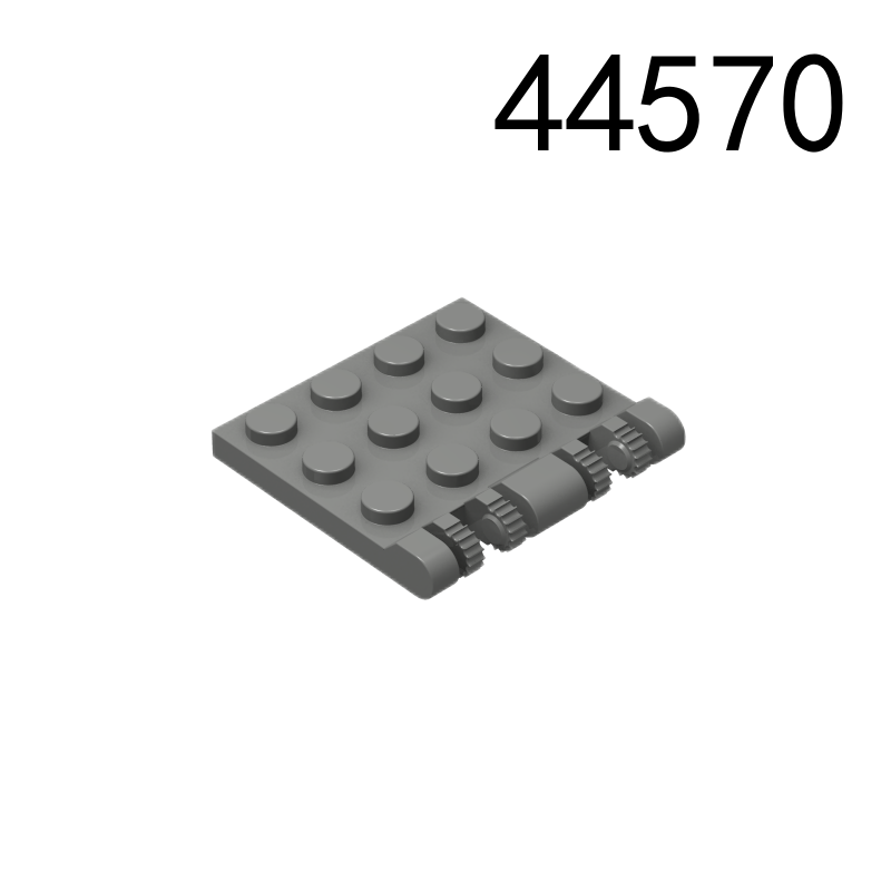 Item No: 44570 Hinge Plate 3 x 4 Locking Dual 2 Fingers  Alternate Item No: 50337  Chinese Compatible with LEGO
