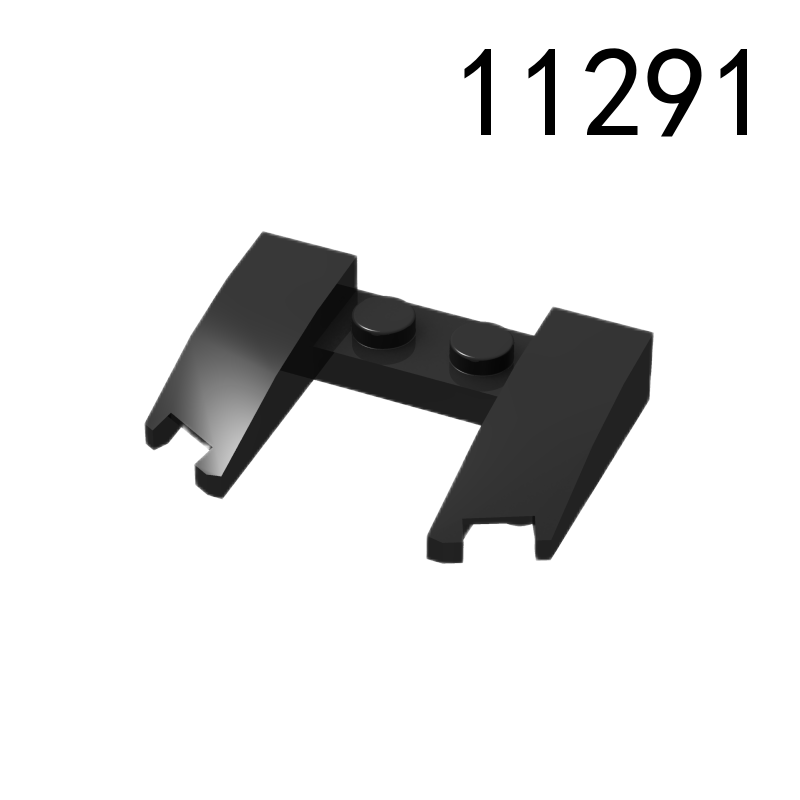 Item No: 11291  Wedge 3 x 4 x 2/3 Curved with Cutout  Alternate Item No: 31584 Chinese Compatible with LEGO