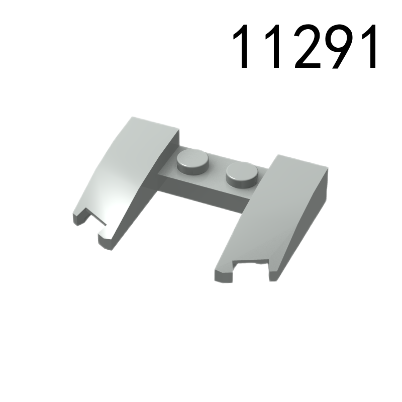 Item No: 11291  Wedge 3 x 4 x 2/3 Curved with Cutout  Alternate Item No: 31584 Chinese Compatible with LEGO
