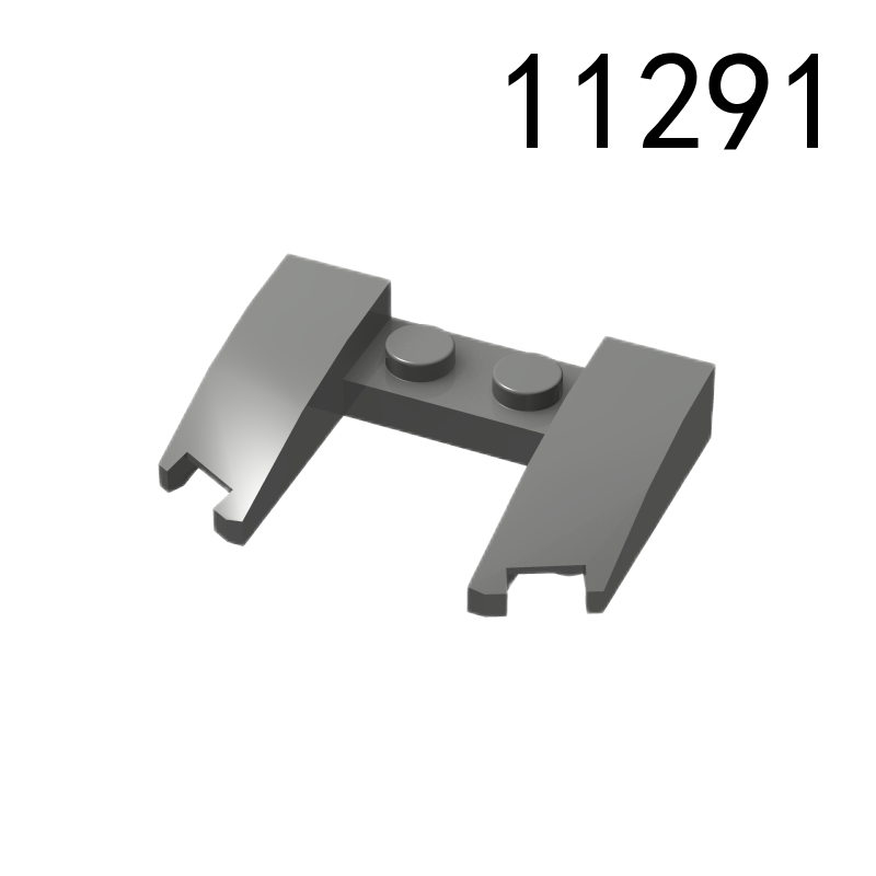 Item No: 11291  Wedge 3 x 4 x 2/3 Curved with Cutout  Alternate Item No: 31584 Chinese Compatible with LEGO