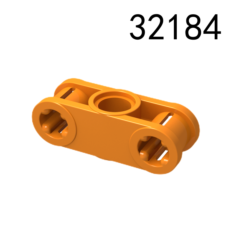 Item No: 32184 Technic, Axle and Pin Connector Perpendicular 3L with Center Pin Hole   Alternate Item No: 42142 Chinese Compatible with LEGO