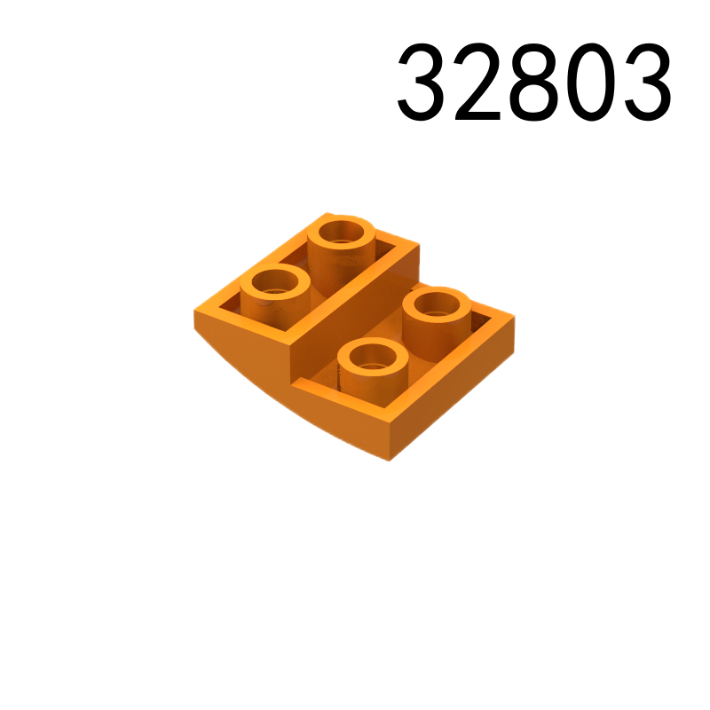 Item No: 32803  Slope, Curved 2 x 2 x 2/3 Inverted Chinese Compatible with LEGO