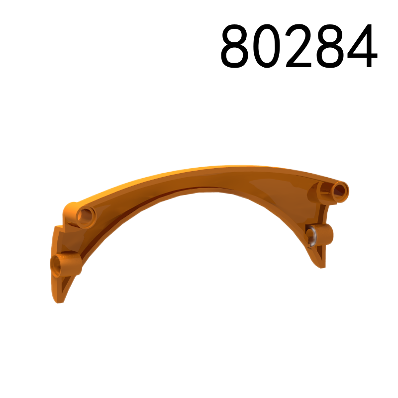 Item No: 80284 Technic, Panel Car Mudguard Arched #42 13 x 2 x 5 Rounded Top Chinese Compatible with LEGO