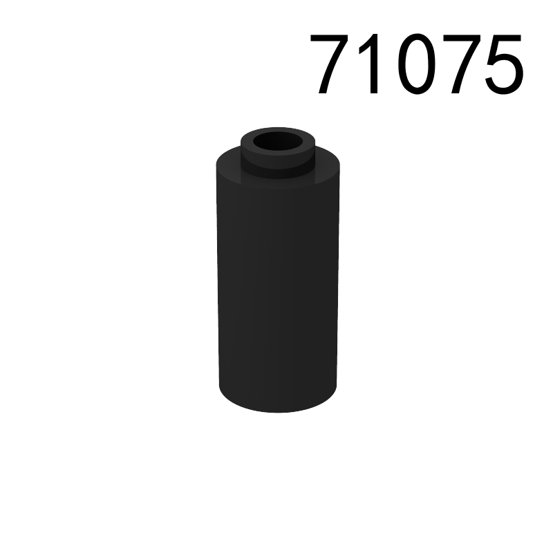 Item No: 71075 Brick, Round 1 x 1 x 1 2/3  Chinese Compatible with LEGO