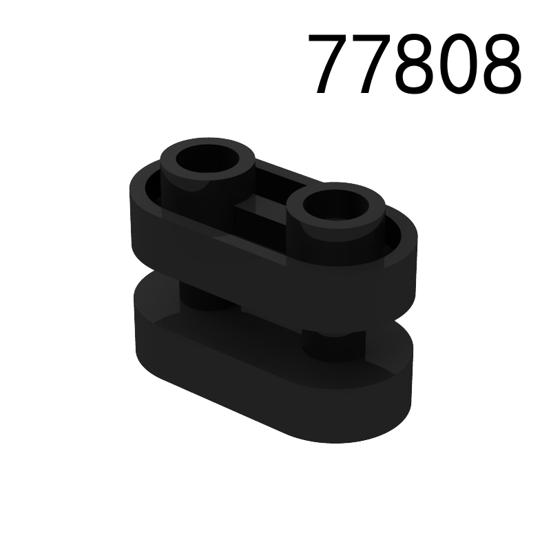 Item No: 77808 Brick, Round 1 x 2 with Hollow Studs and Open Center with Bars Chinese Compatible with LEGO