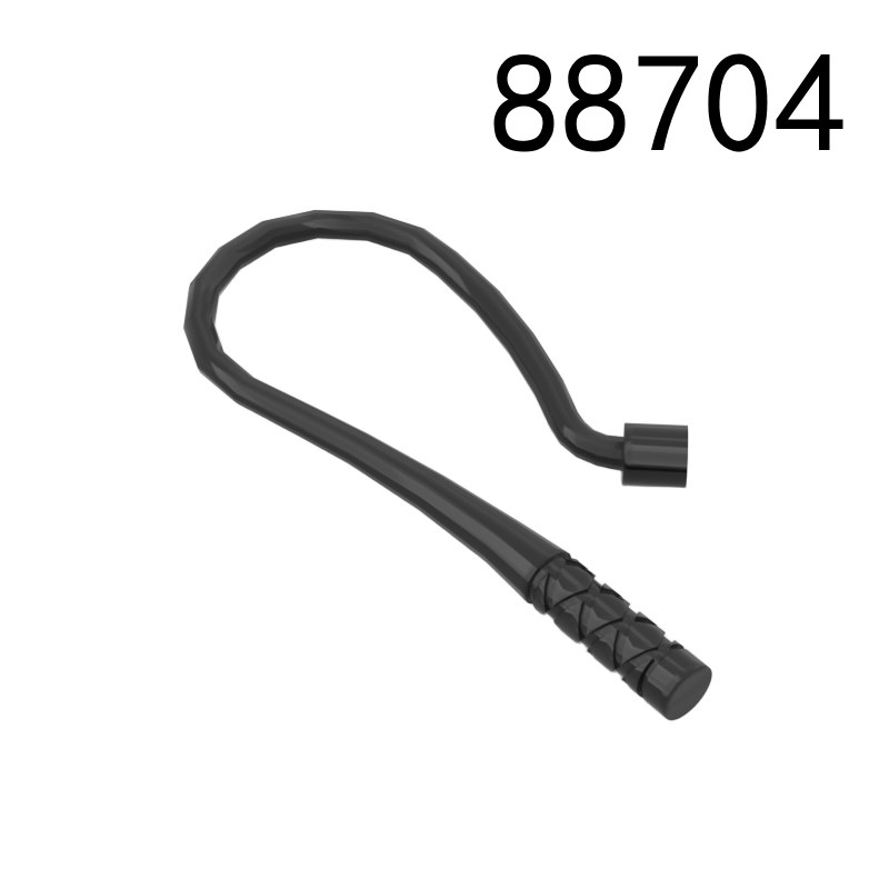 Item No: 88704 Minifigure, Weapon Whip Bent Flexible  Alternate Item No: 75216 Chinese Compatible with LEGO