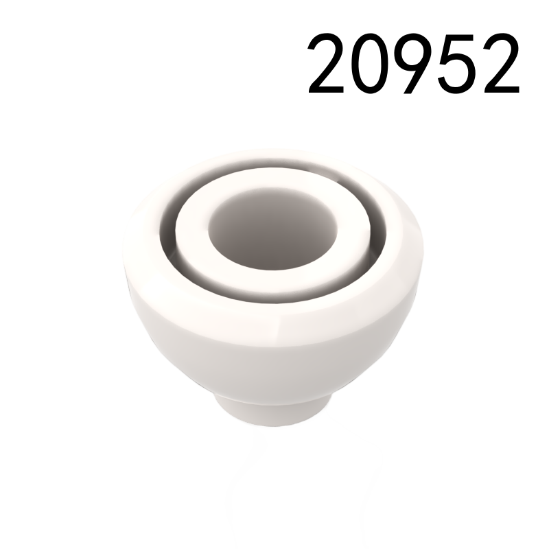 Item No: 20952 Brick, Round 1 1/2 x 1 1/2 x 2/3 Dome Top   Alternate Item No: 37840 Chinese Compatible with LEGO