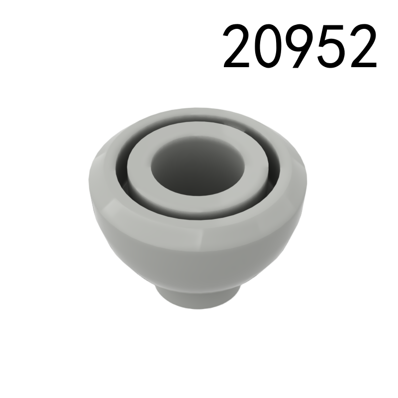 Item No: 20952 Brick, Round 1 1/2 x 1 1/2 x 2/3 Dome Top   Alternate Item No: 37840 Chinese Compatible with LEGO