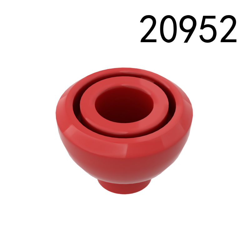 Item No: 20952 Brick, Round 1 1/2 x 1 1/2 x 2/3 Dome Top   Alternate Item No: 37840 Chinese Compatible with LEGO