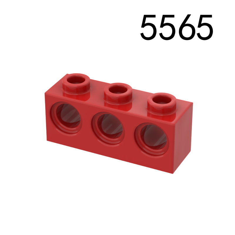 Item No: 5565 Technic, Brick 1 x 3 with Holes Chinese Compatible with LEGO