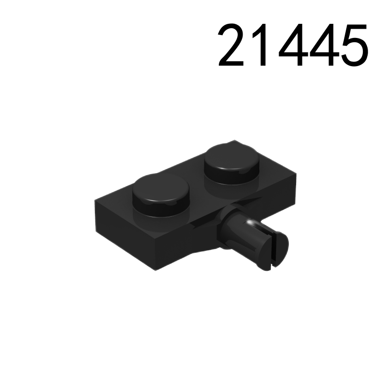 Item No: 21445  Plate, Modified 1 x 2 with Wheel Holder  Chinese Compatible with LEGO