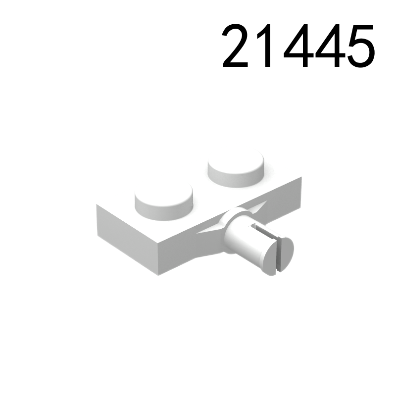 Item No: 21445  Plate, Modified 1 x 2 with Wheel Holder  Chinese Compatible with LEGO