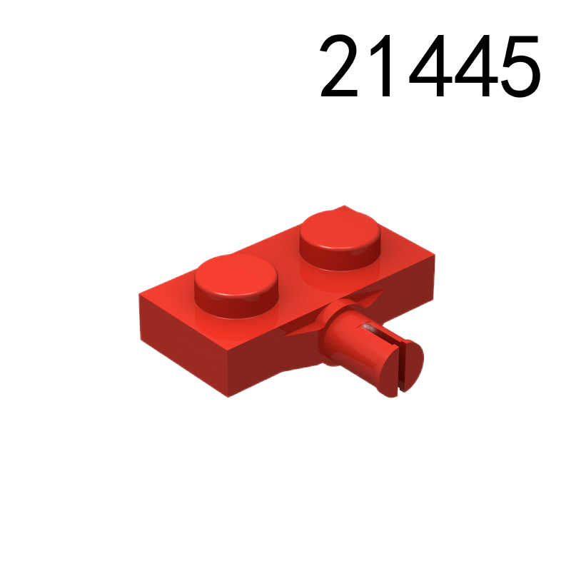 Item No: 21445  Plate, Modified 1 x 2 with Wheel Holder  Chinese Compatible with LEGO