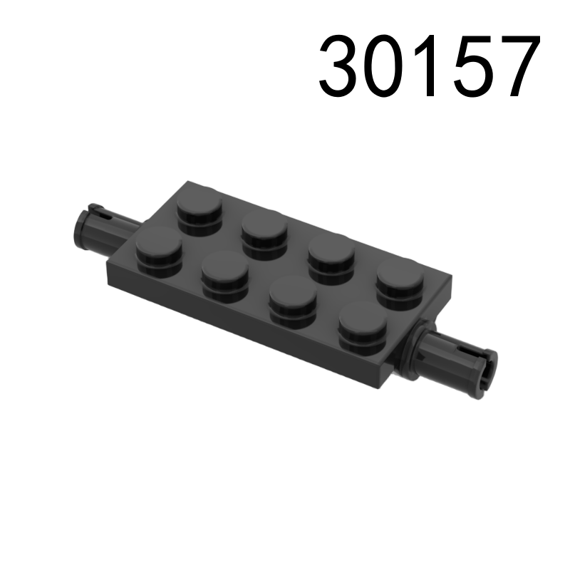 Item No: 30157 Plate, Modified 2 x 4 with Pins and Thin Angled Supports Chinese Compatible with LEGO