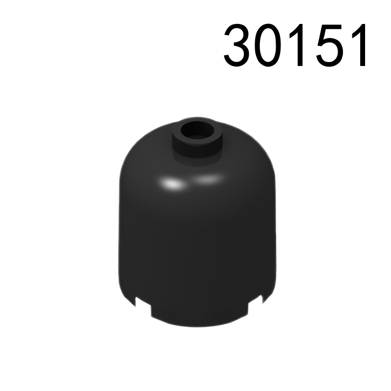 Item No: 30151 Brick, Round 2 x 2 x 1 2/3 Dome Top   Alternate Item No: 26451, 30151a, 30151b, 38708 Chinese Compatible with LEGO