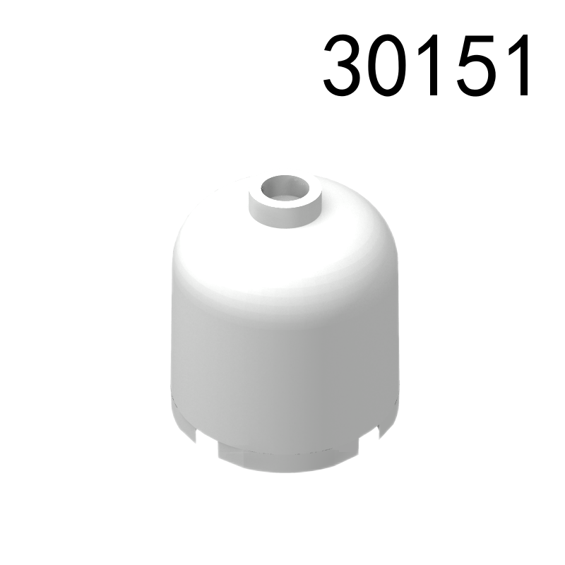 Item No: 30151 Brick, Round 2 x 2 x 1 2/3 Dome Top   Alternate Item No: 26451, 30151a, 30151b, 38708 Chinese Compatible with LEGO