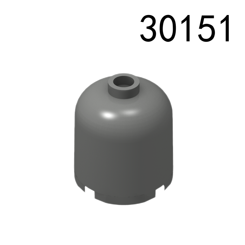 Item No: 30151 Brick, Round 2 x 2 x 1 2/3 Dome Top   Alternate Item No: 26451, 30151a, 30151b, 38708 Chinese Compatible with LEGO