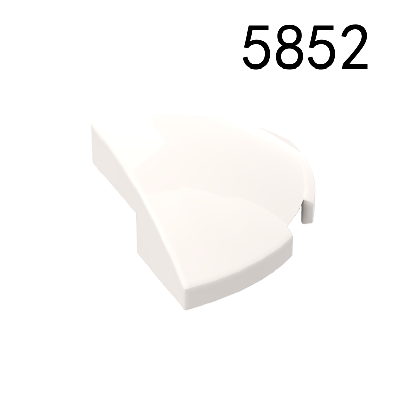 Item No: 5852 Slope, Curved 2 x 2 x 2/3 Corner Round  Chinese Compatible with LEGO