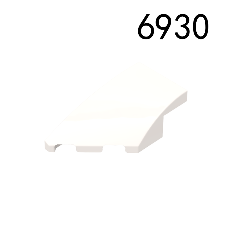 Item No: 6930 Wedge 4 x 2 Left No Studs Chinese Compatible with LEGO