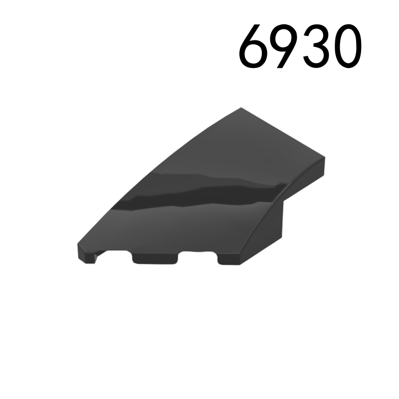 Item No: 6930 Wedge 4 x 2 Left No Studs Chinese Compatible with LEGO