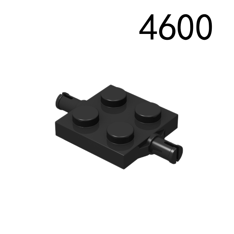 Item No: 4600 Plate, Modified 2 x 2 with Wheels Holder   Alternate Item No: 67687 Chinese Compatible with LEGO