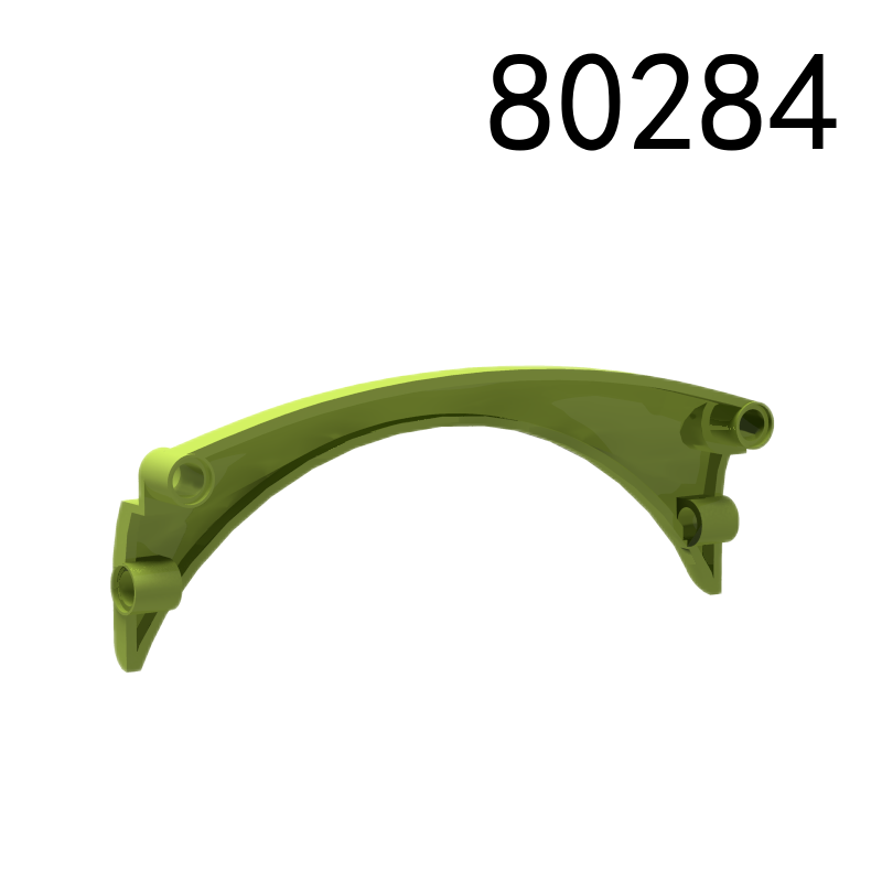 Item No: 80284 Technic, Panel Car Mudguard Arched #42 13 x 2 x 5 Rounded Top Chinese Compatible with LEGO