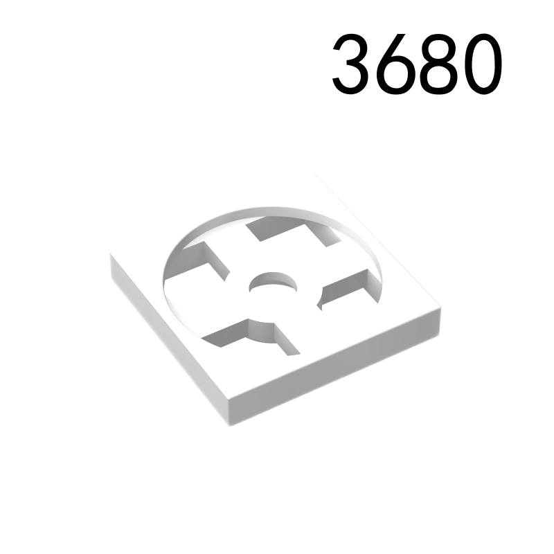 Item No: 3680 Turntable 2 x 2 Plate, Base Item No: 3680 Chinese Compatible with LEGO