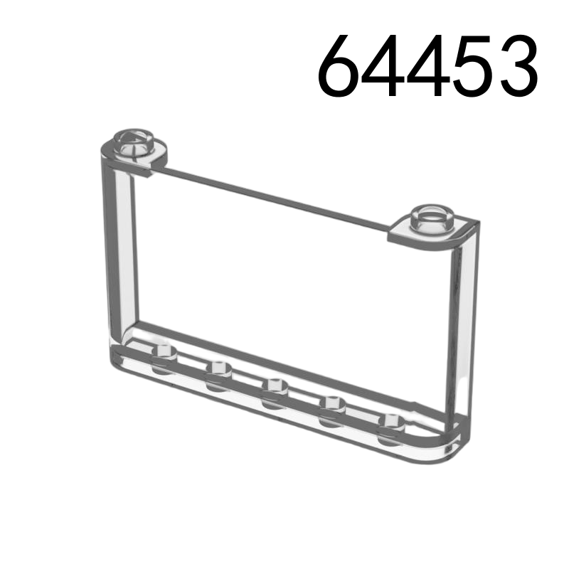 Item No: 64453  Windscreen 1 x 6 x 3   Alternate Item No: 39894, 39889 Chinese Compatible with LEGO