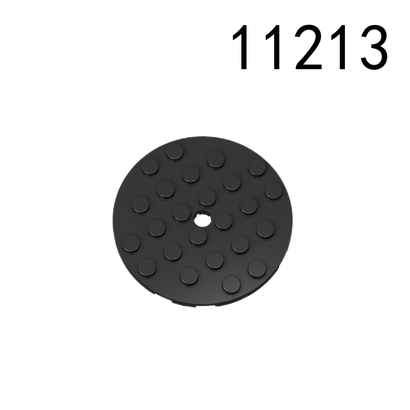 Item No: 11213 Plate, Round 6 x 6 with Hole  Chinese Compatible with LEGO