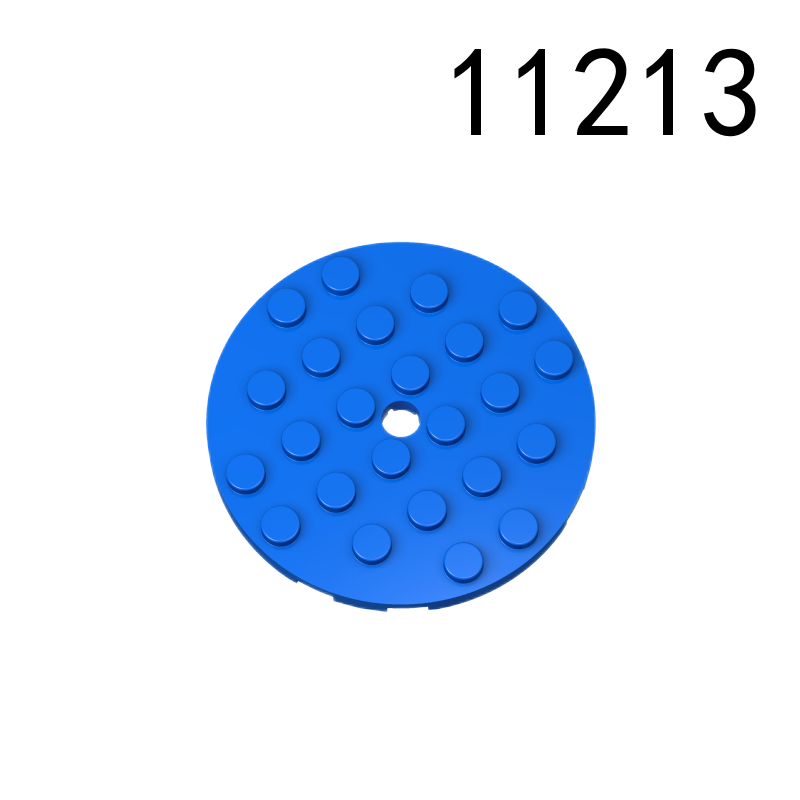 Item No: 11213 Plate, Round 6 x 6 with Hole  Chinese Compatible with LEGO