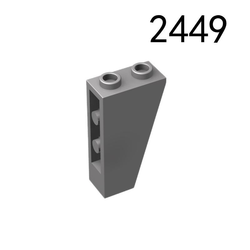 Item No: 2449 Slope, Inverted 75 2 x 1 x 3 Chinese Compatible with LEGO