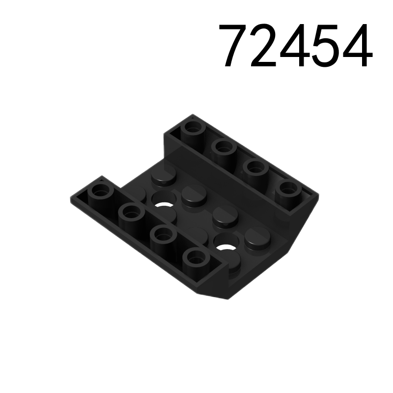 Item No: 72454 Slope, Inverted 45 4 x 4 Double with 2 Holes  Chinese Compatible with LEGO