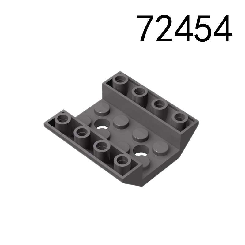 Item No: 72454 Slope, Inverted 45 4 x 4 Double with 2 Holes  Chinese Compatible with LEGO
