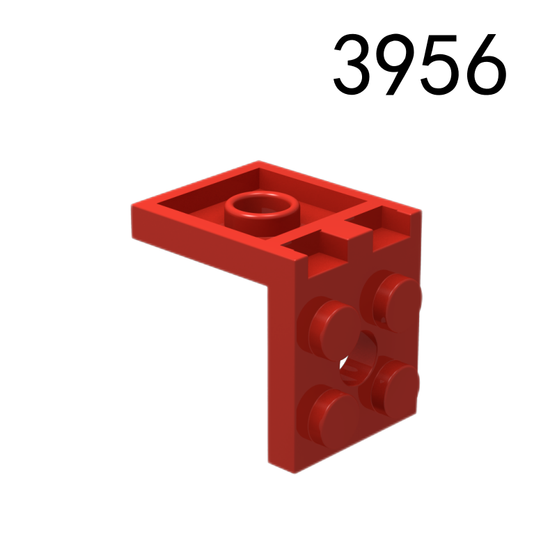 Item No: 3956  Bracket 2 x 2 - 2 x 2 with 2 Holes Alternate Item No: 35262 Chinese Compatible with LEGO