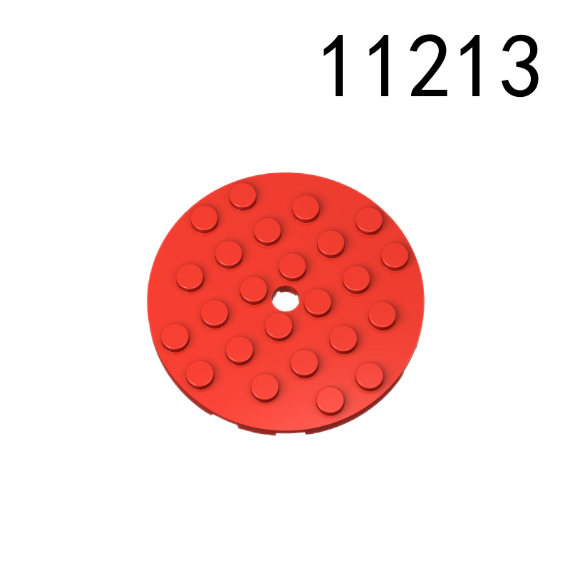 Item No: 11213 Plate, Round 6 x 6 with Hole  Chinese Compatible with LEGO