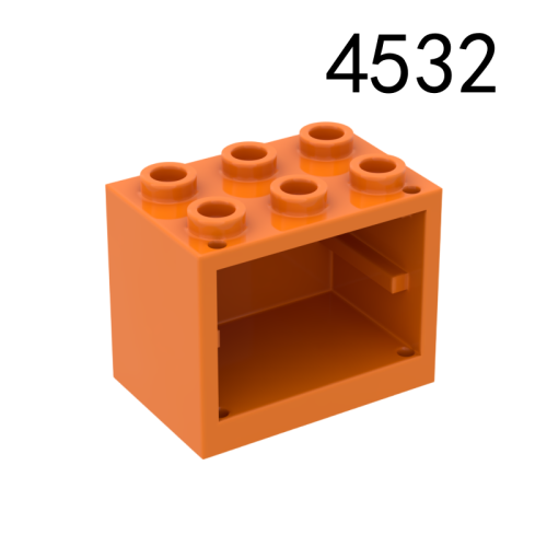 Item No: 4532 Container, Cupboard 2 x 3 x 2 (Undetermined Type)  Chinese Compatible with LEGO