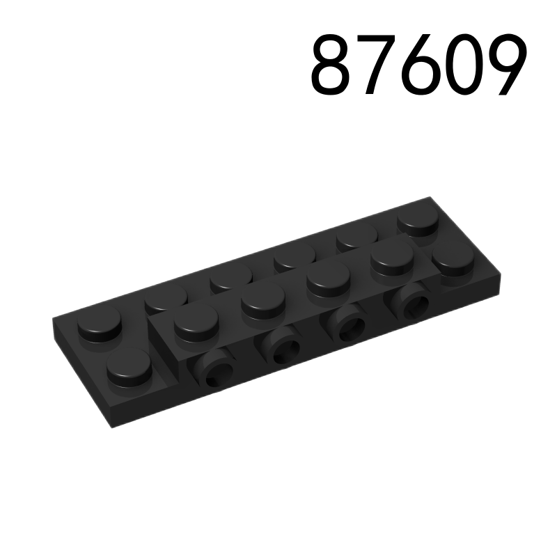 tem No: 87609  Plate, Modified 2 x 6 x 2/3 with 4 Studs on Side I Alternate Item No: 72132 Chinese Compatible with LEGO