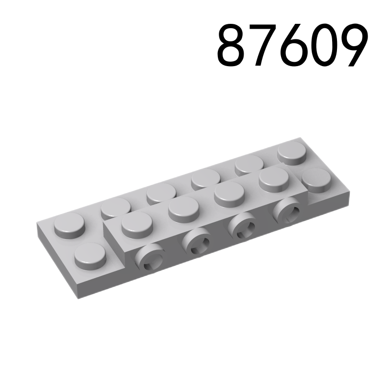 tem No: 87609  Plate, Modified 2 x 6 x 2/3 with 4 Studs on Side I Alternate Item No: 72132 Chinese Compatible with LEGO