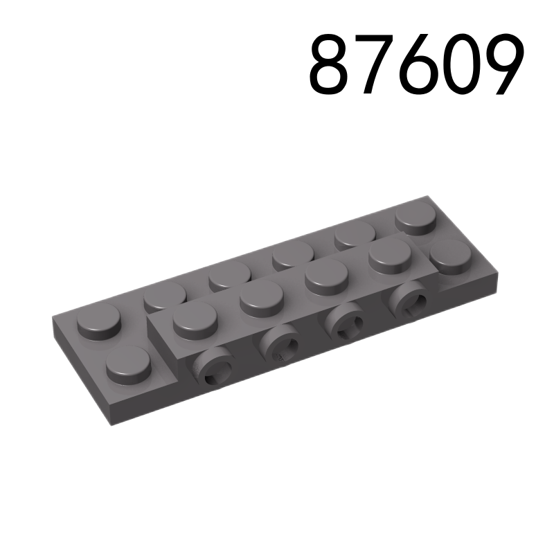 tem No: 87609  Plate, Modified 2 x 6 x 2/3 with 4 Studs on Side I Alternate Item No: 72132 Chinese Compatible with LEGO